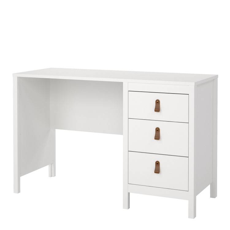 White Desk with Drawers - Barcelona 