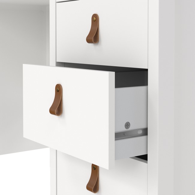 White Desk with Drawers - Barcelona 