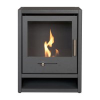 OKO S1 Bio Ethanol Stove in Charcoal Grey OKO S1 Bio Ethanol Stove in Charcoal Grey