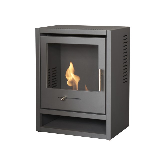 OKO S1 Bio Ethanol Stove in Charcoal Grey