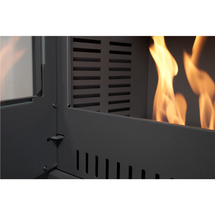 OKO S1 Bio Ethanol Stove in Charcoal Grey