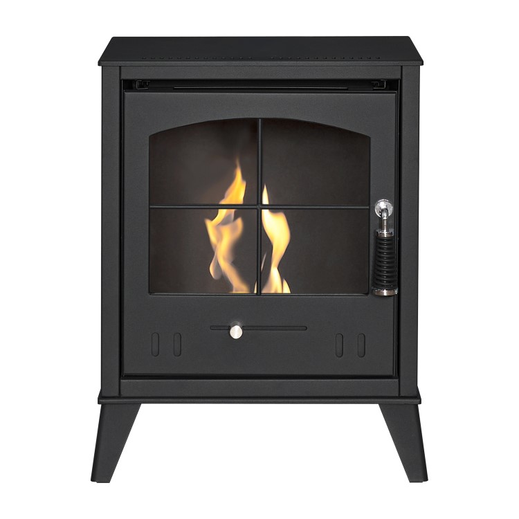 ONLY OPENED - OKO S2 Bio Ethanol Stove in Charcoal Grey - Adam