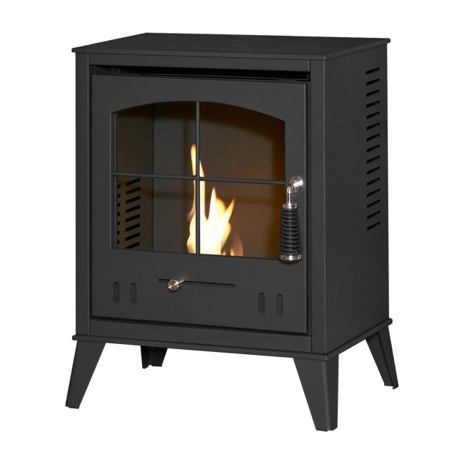 OKO S2 Bio Ethanol Stove in Charcoal Grey