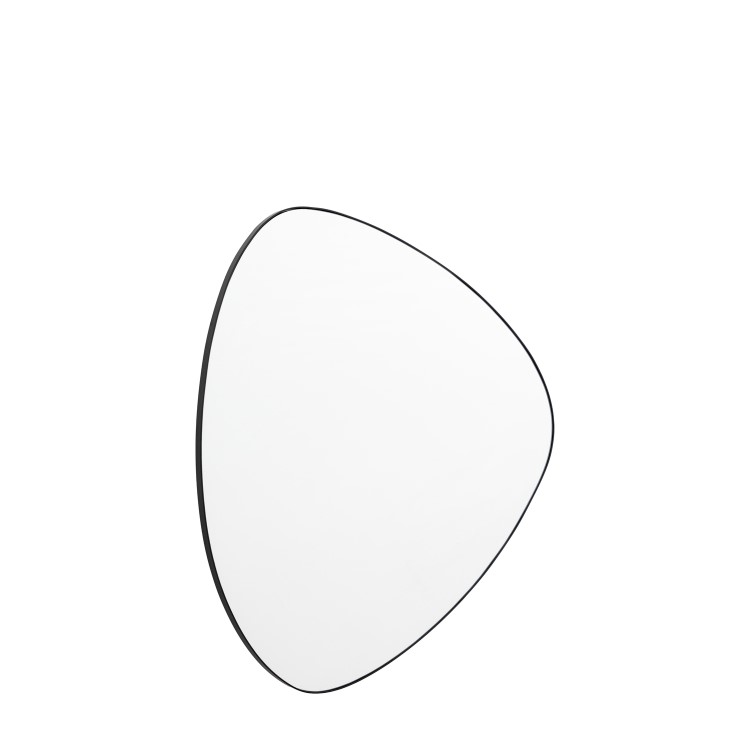 Large Caesars Mirror Black