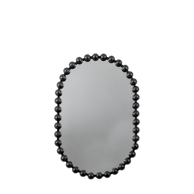 Oval Ceretti Mirror Black 