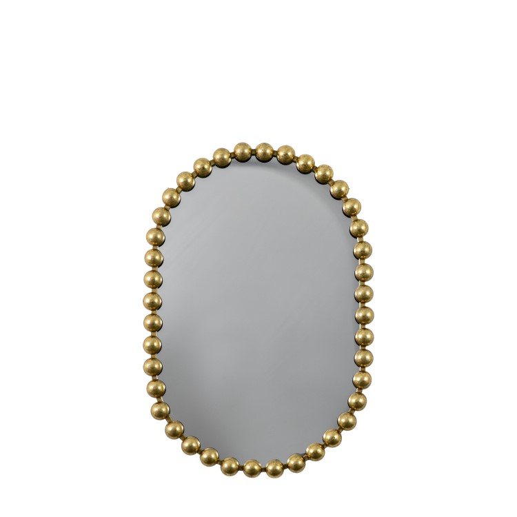 Oval Ceretti Mirror Gold