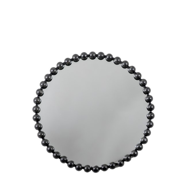 Round Ceretti Mirror Black 