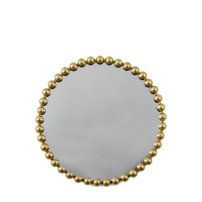 Round Ceretti Mirror Gold