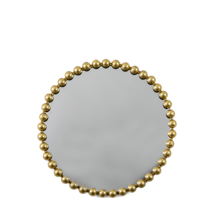 Round Ceretti Mirror Gold