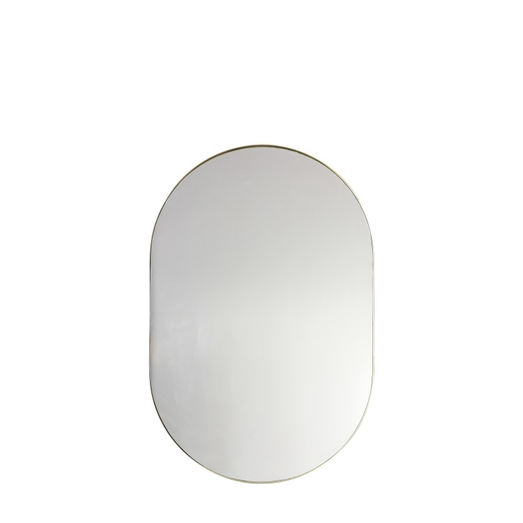 Oval Hurston Mirror Champagne