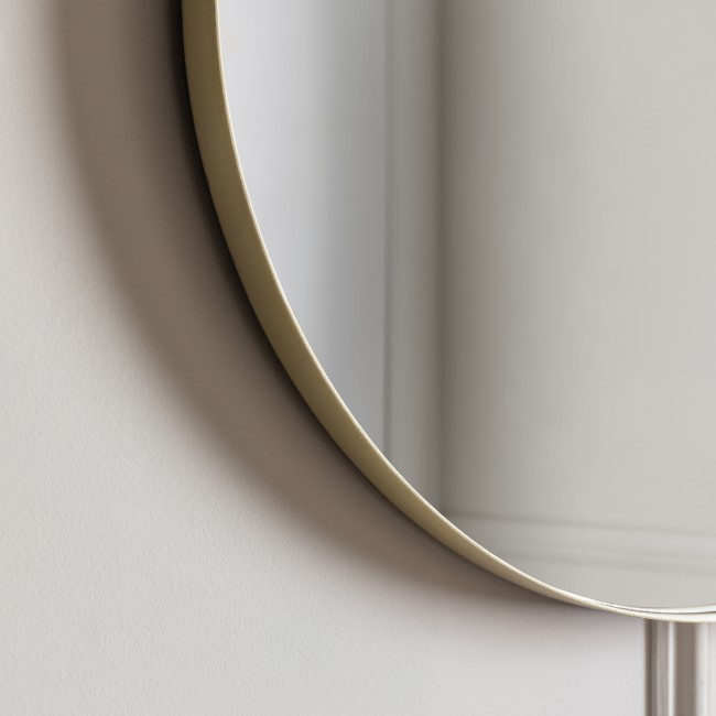 Oval Hurston Mirror Champagne