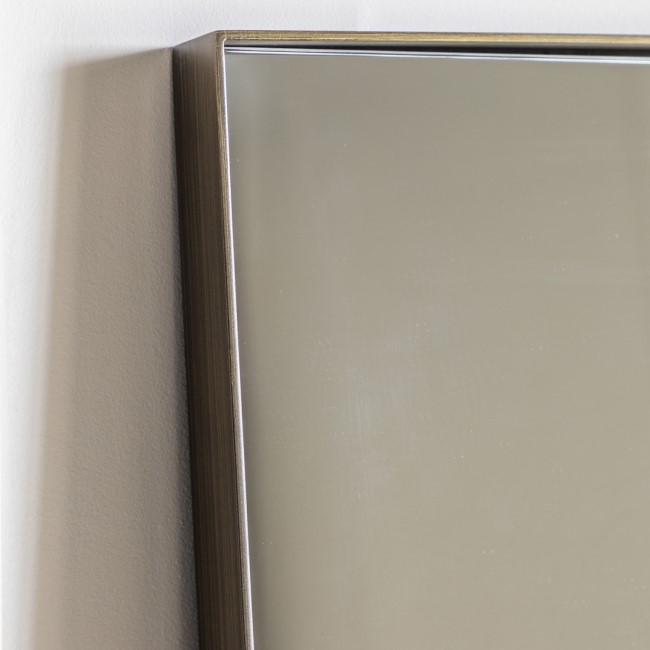 Rectangular Leaner Hurston Mirror Bronze