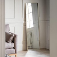 Rectangular Leaner Hurston Mirror Champagne