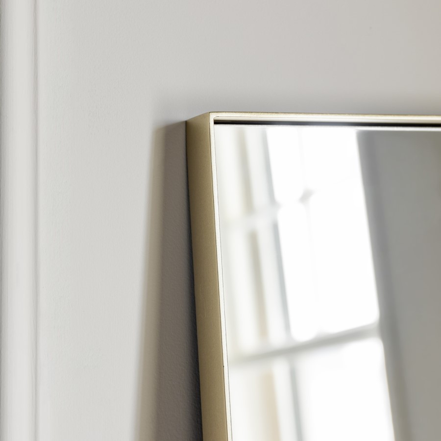 Rectangular Leaner Hurston Mirror Champagne