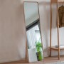 Rectangular Kingham Cheval Mirror Wood Frame