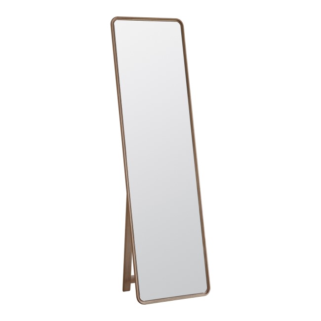 Rectangular Kingham Cheval Mirror Wood Frame