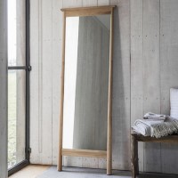 Rectangular Wycombe Cheval Mirror Wood Frame