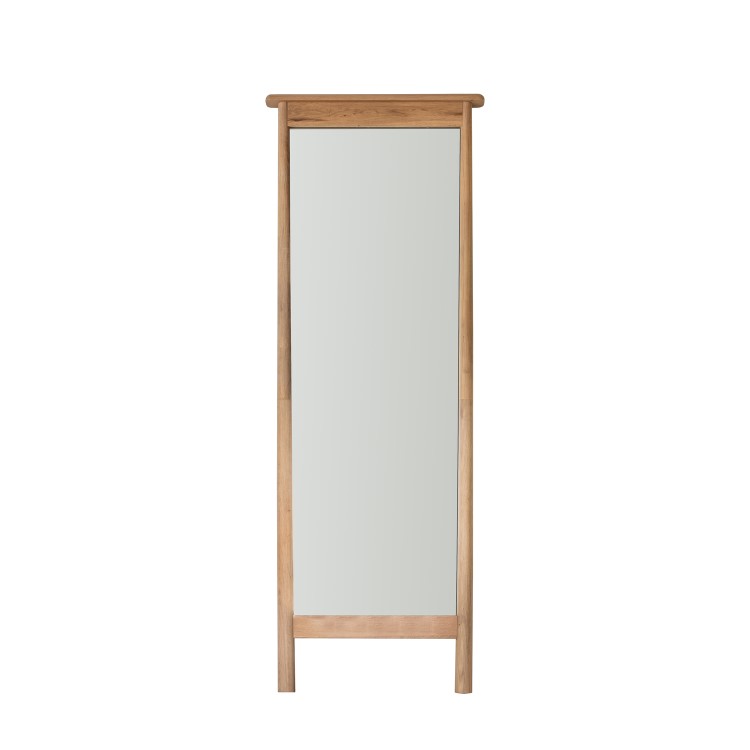 Rectangular Wycombe Cheval Mirror Wood Frame