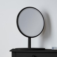 Round Black Dressing Table Mirror