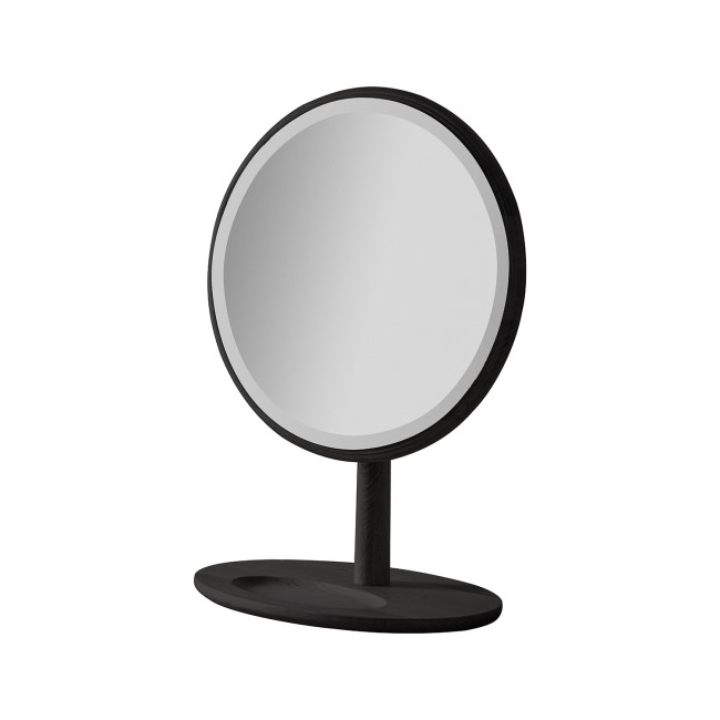 Round Black Dressing Table Mirror