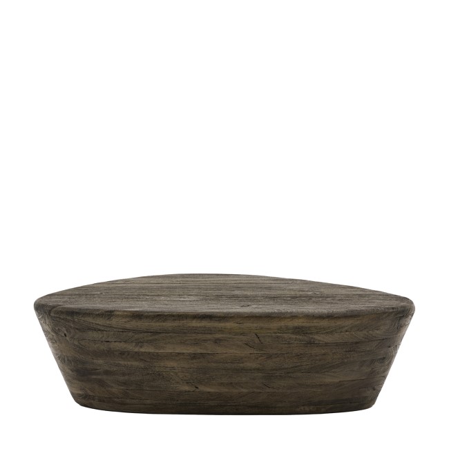 Mango Wood Triangle Coffee Table - Oregon - Caspian House 