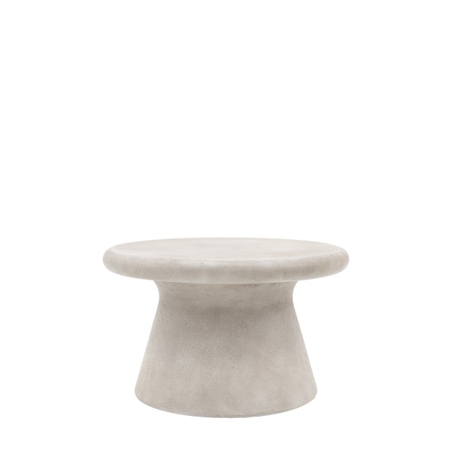 Round Concrete Coffee Table - Pavia - Caspian House 