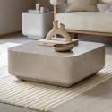 FOL105692 Curved Square Concrete Coffee Table - Pavia - Caspian House