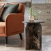 Marble Side Table Ember - Amalfi - Caspian House