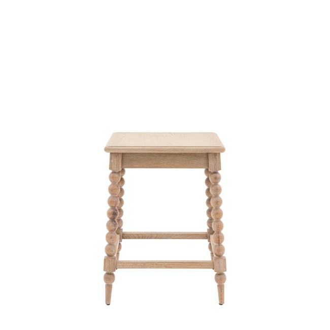 Side Table with Bobbin Detail - Artisan - Caspian House 