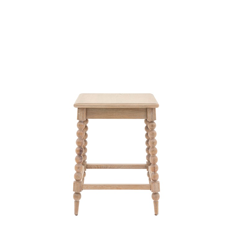 Side Table with Bobbin Detail - Artisan - Caspian House 