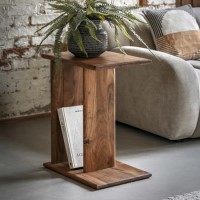 Side Table with Storage - Borden - Caspian House 