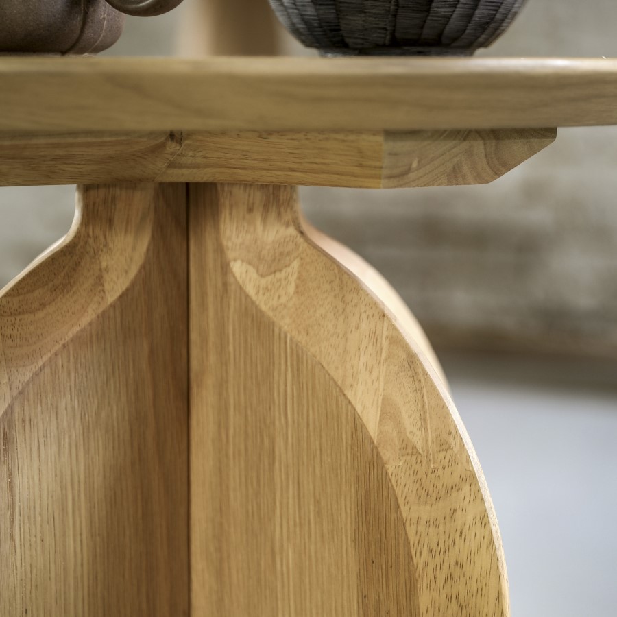Table Side Geo Module Curved Natural Side Table - Geo - Caspian House - Furniture123