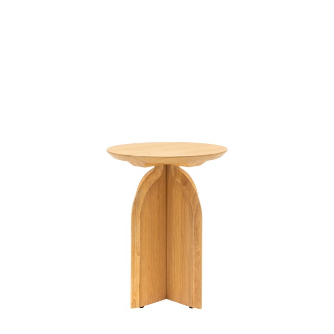 Curved Natural Side Table - Geo - Caspian House 