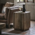 FOL105733 Natural Mango Wood Side Table - Lowa - Caspian House