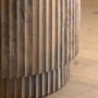 Mango Wood Side Table with Marble top - Marmo - Caspian House 