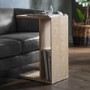 Oak Side Table with Storage - Milano - Caspian House