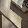 Square Smoked Side Table - Caspian House 