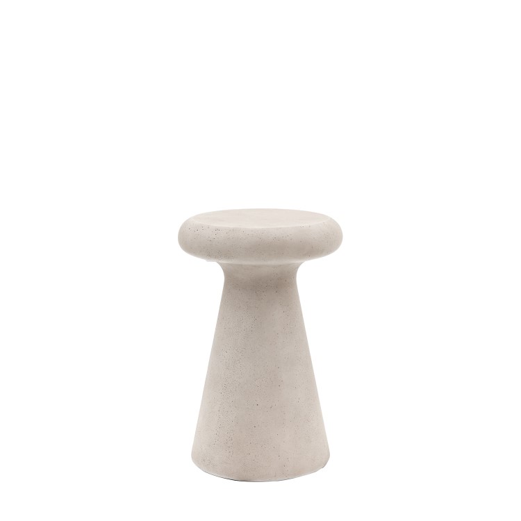 Round Concrete Side Table - Pavia - Caspian House 