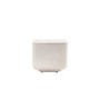 Curved Square Concrete Side Table - Pavia - Caspian House