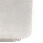 Curved Square Concrete Side Table - Pavia - Caspian House