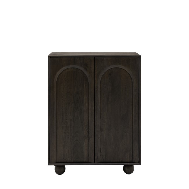 Mango Wood Small Shoe Cabinet - Arc - Caspian Hosue