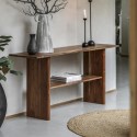 FOL105752 Large Console Table with Shelf - Borden - Caspian House