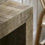 Large Natural Mango Wood Console Table - Lowa - Caspian House