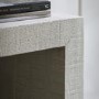 Large White Wash Mango Wood Console Table - Lowa - Caspian House