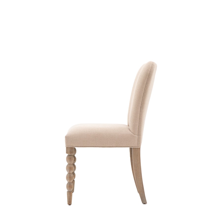 Set of 2 Bobbin Detail Dining Chairs - Artisan - Caspian House 