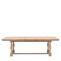 FOL105767 Rectangular Trestle Extendable Dining Table seats 8 - Vancouver - Caspian House