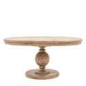 FOL105768 Round to Oval Extendable Pedestal Dining Table - Vancouver - Caspian House