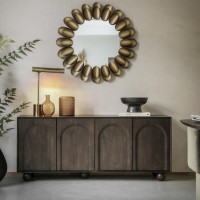 Large Sideboard With Ball Feet - Arc - Caspian House  Large Sideboard With Ball Feet - Arc - Caspian House