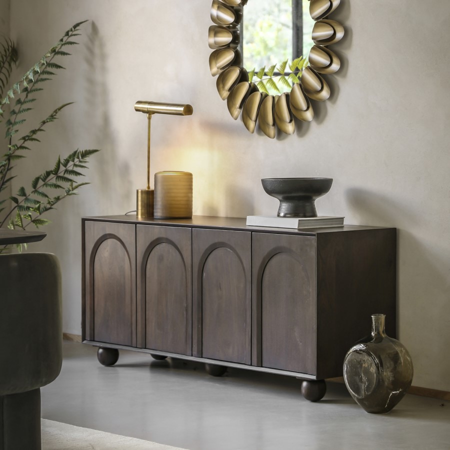 Large Sideboard With Ball Feet - Arc - Caspian House