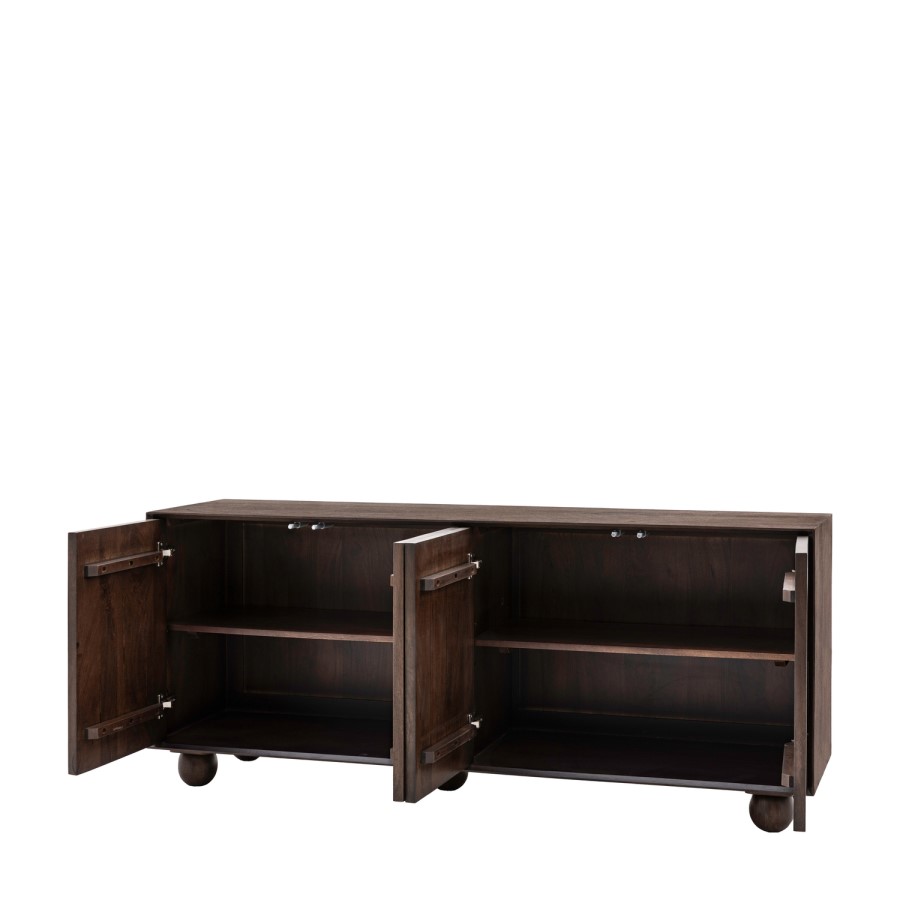 Large Sideboard With Ball Feet - Arc - Caspian House